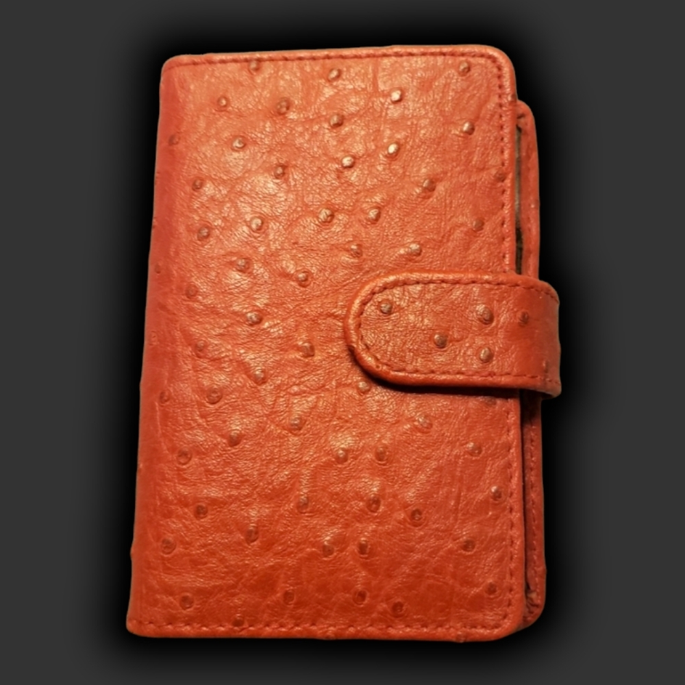 Jeun Bang Wallet Card Holder Note Pad Red NWOT